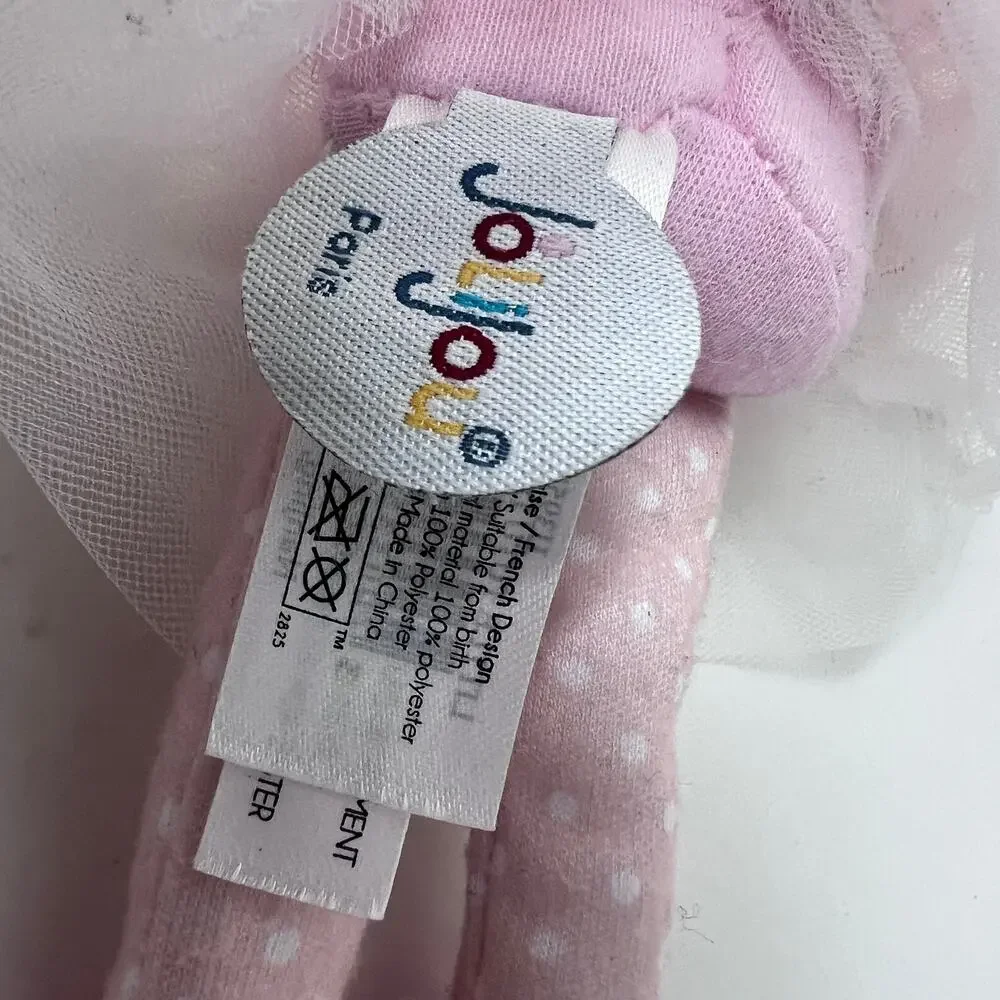 JoLijou Plush Doll Paris Les‎ Tutus DouDou et Compagnie Ballerina Brown Hair